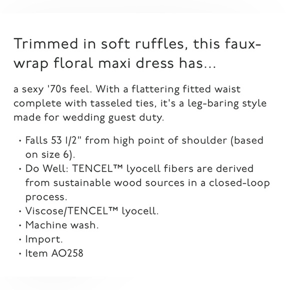 Madewell | Ruffled Wrap Maxi Dress in Americana Floral - Picture 4 of 14